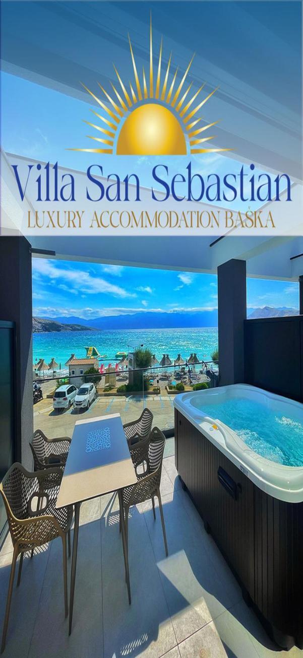 Villa San Sebastian-Direct Sea View Baška Kültér fotó